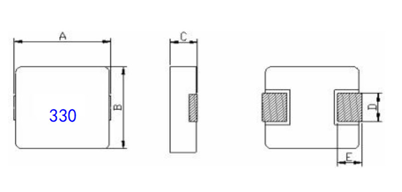 Magnētiski neekranēta elektroniskā komponenta stieples uztīšana Smd mikroshēma ferīta vara serdeņa induktora spole 03