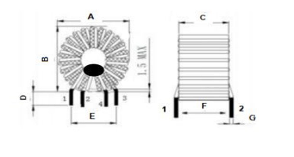 tilpasset højstrøms toroidal effektinduktor Circular Inductor-01 (4)