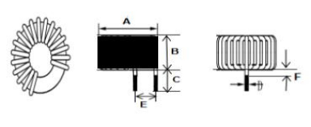 flad kobberspole højeffekt induktor elektriske drosler toroidal inducto-01