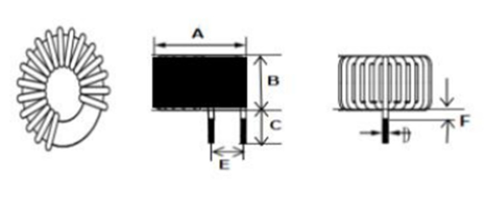 bobina plana de coure inductor d'alta potència bobina elèctrica toroidal inducto-01